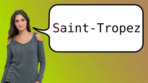 how to say st tropez.